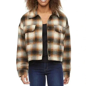 Arizona plaid crop jacket